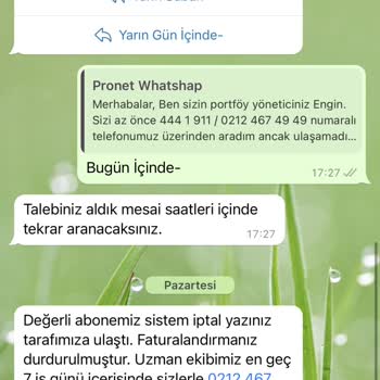 Pronet Güvenlik Sistemleri İle Yaşadığımız İptal Süreci Sorunları