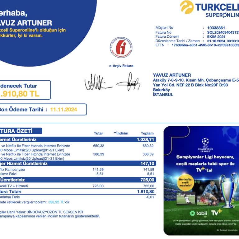 Taahhüt Bitimi Sonrası Fatura Şoku: Bilgilendirme Eksikliği