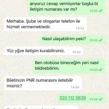 Kamil Koç'un Müşteri Hizmetleri Ve Ulaşım Sorunu