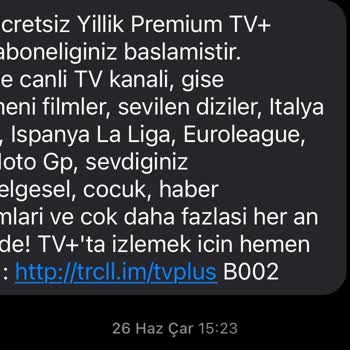 Turkcell TV Plus Cayma Bedeli Sorunu