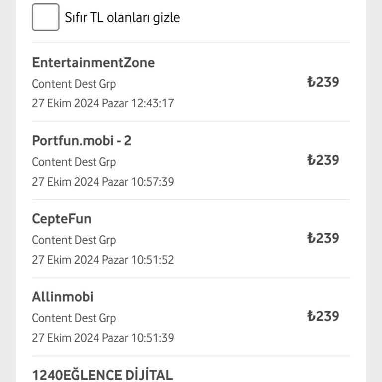 Faturama Yansıtılan Ek Ücret Şoku
