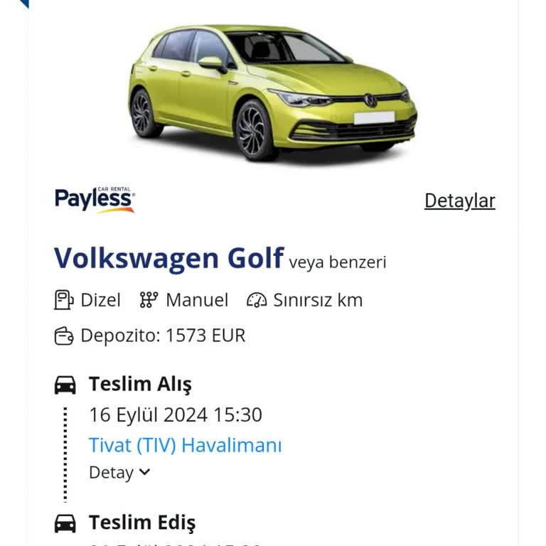 Araç Kiralama Hizmetinde Yanıltıcı Bilgilendirme Ve Yanlış Araç Teslimi