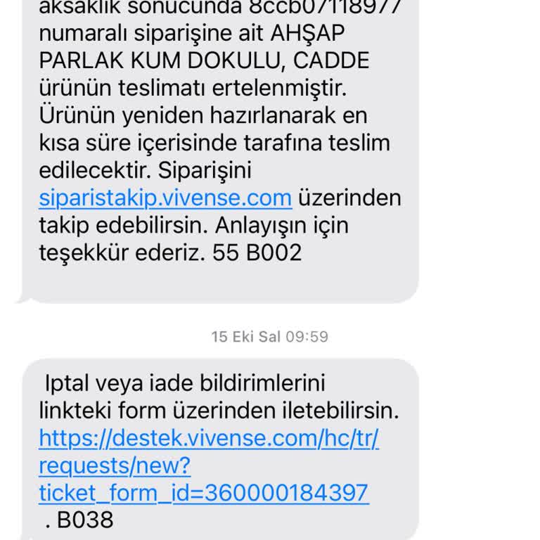 Teslim Edilmeyen Ürün Ve İade Sorunu