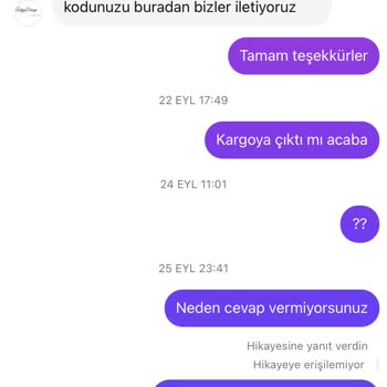 Ladyy Design'den Sipariş Sonrası İletişim Sorunu