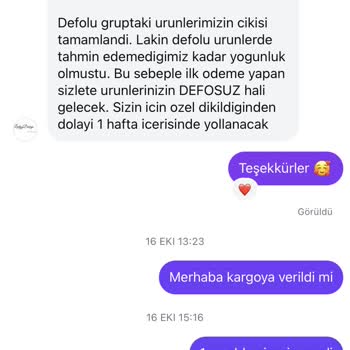 Ladyy Design'den Sipariş Sonrası İletişim Sorunu
