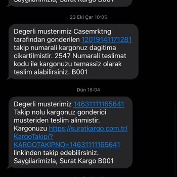 Yanlış Teslimat Ve Güvenlik Endişesi