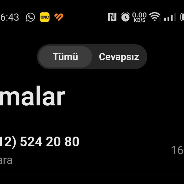 Ankara Numarasından Gelen Şüpheli Arama