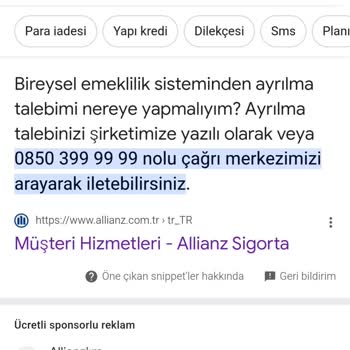 Allianz Emeklilik İptalinde Sürekli Aksaklık