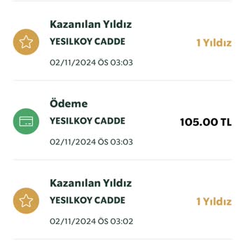 Starbucks Yıldızlarım Neden Yüklenmiyor