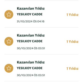 Starbucks Yıldızlarım Neden Yüklenmiyor