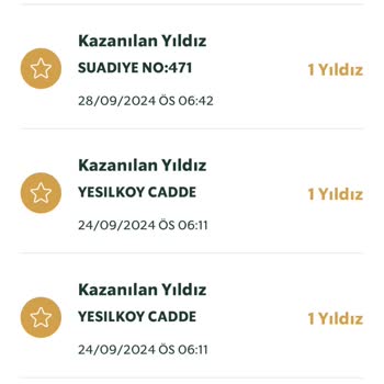 Starbucks Yıldızlarım Neden Yüklenmiyor