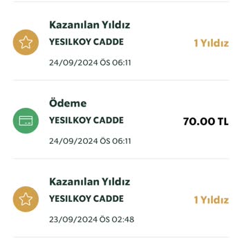 Starbucks Yıldızlarım Neden Yüklenmiyor