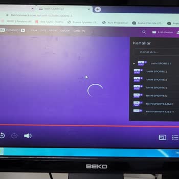 Bilgisayarda Bein Sport Kanalları Sorunu