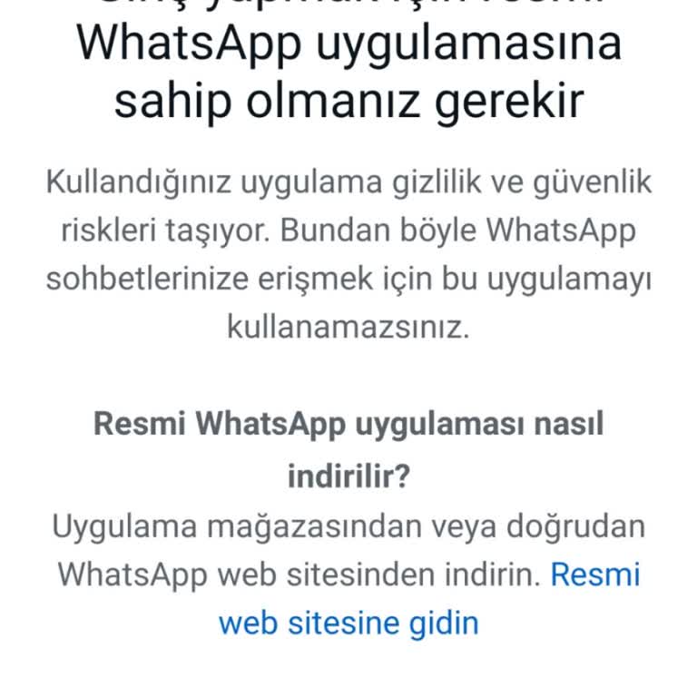 WhatsApp Hesabım 4 Aydır Kapalı