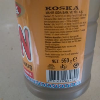 Yanık Kokulu Tahin Sorunu