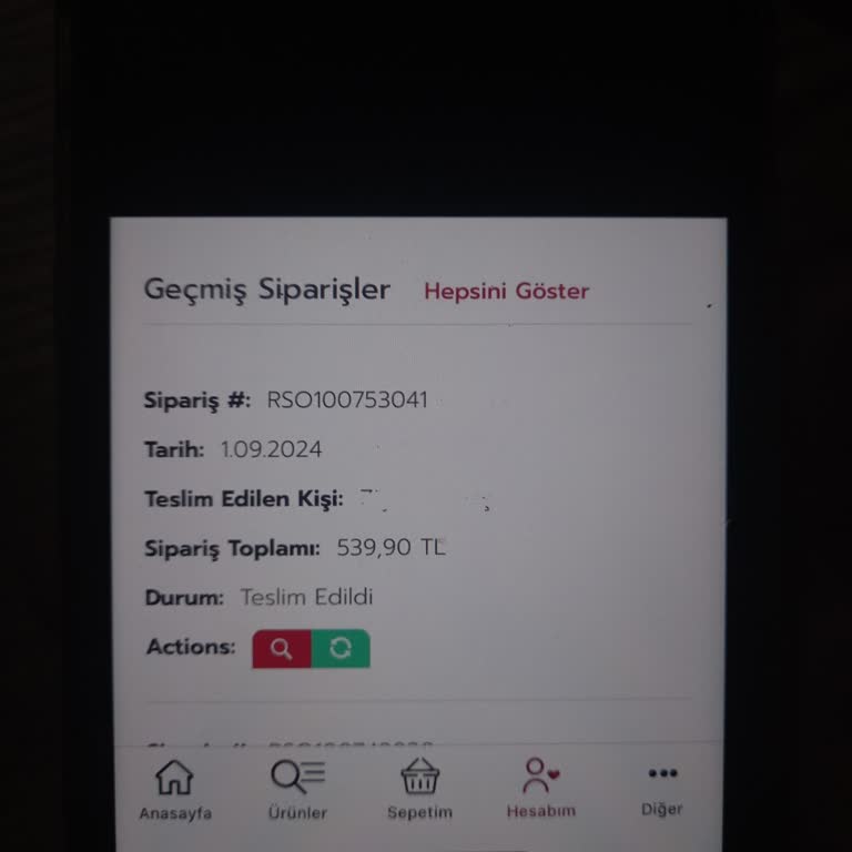 Eksik Ürün Teslimatı Ve Geri Dönüş Sorunu