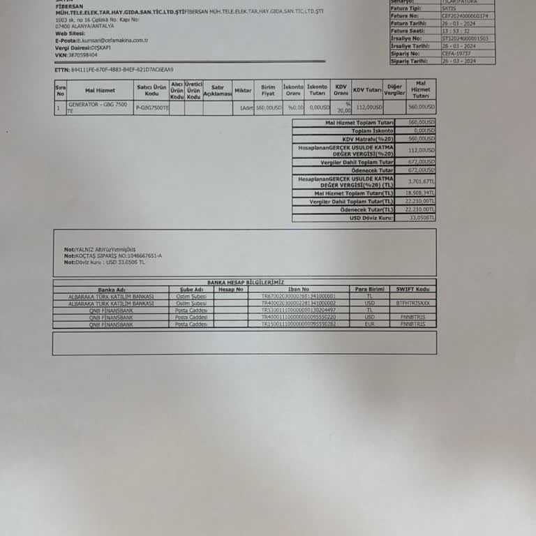 Koçtaş Yapı Market'te Jeneratör Sorunu