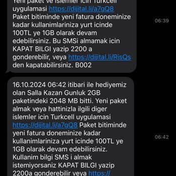 Beklenmedik Fatura Artışı Ve İnternet Kullanım Sorunu