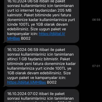 Beklenmedik Fatura Artışı Ve İnternet Kullanım Sorunu