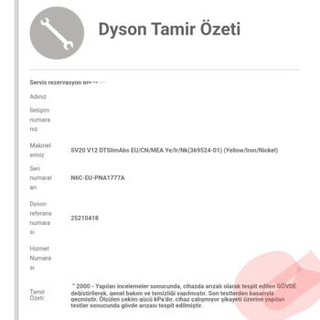 Dyson V12: Tekrarlayan Motor Arızası Ve Yüksek Tamir Ücreti