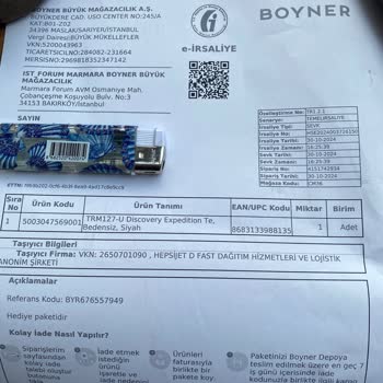 Boyner'den Gelen Eksik Ve Kullanılmış Termos Şoku