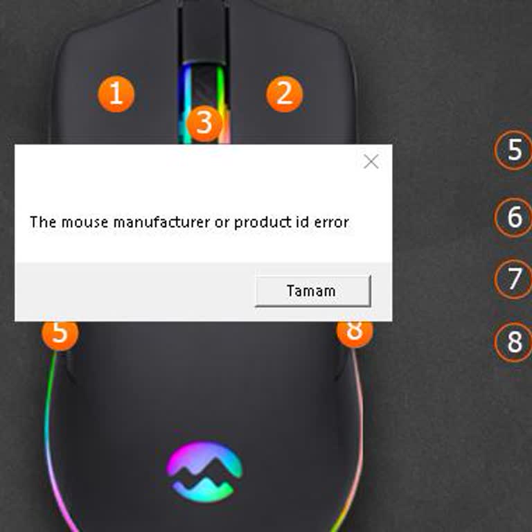 Rampage KM-RX7 Fare Sürücü Sorunu Ve RGB Ayarları Hatası