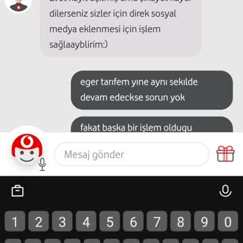 Vodafone Tarife Değişikliği Ve Yanıltıcı Bilgilendirme Sorunu
