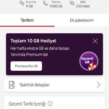 Vodafone Taahhüt Ve Fatura Sorunu