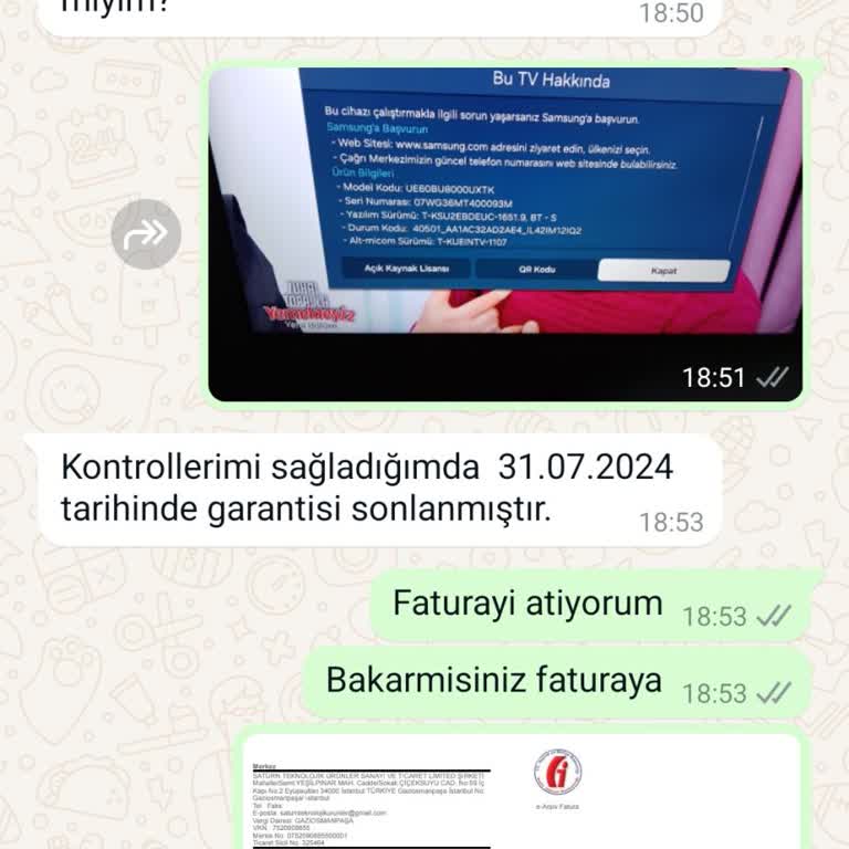 Samsung TV Kumanda Problemi Ve Garanti Sorunu