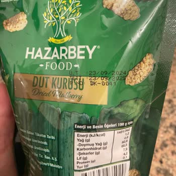 BİM Marketten Aldığım Dut Kurusu Kurtlandı