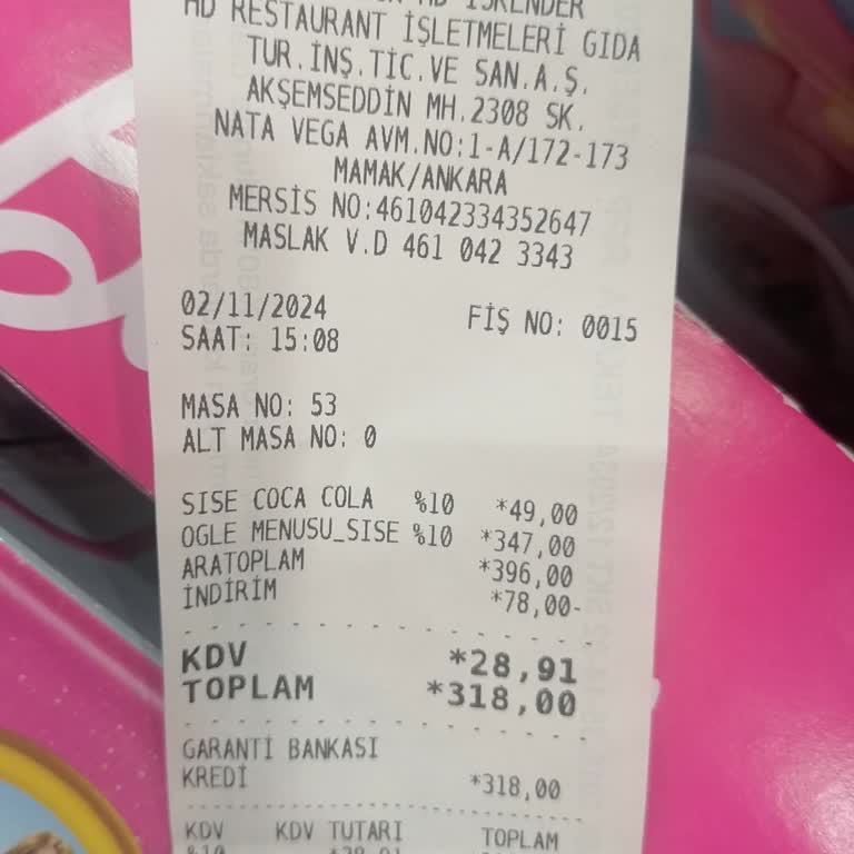 HD Döner'de Hijyen Ve Hizmet Eksikliği