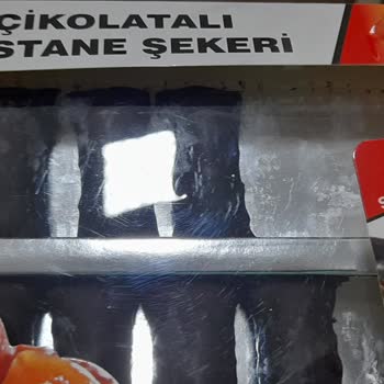 Çikolatalı Kestane Şekerinde Beklenmedik Sert Maddeler!