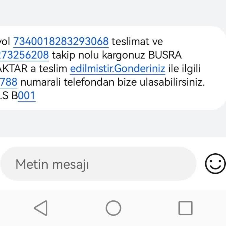 PTT Kargo Teslimat Sorunu Ve İletişim Eksikliği