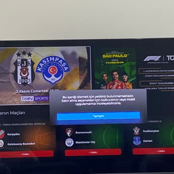 Beşiktaş Maçını TV'de İzleyememe Sorunu