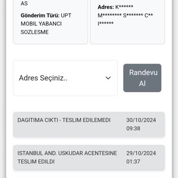 Kuryenet'in Teslimat Gecikmesi Ve İletişim Sorunu