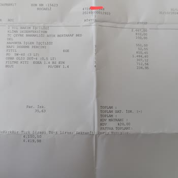 Yetkili Serviste Giderilmeyen Motor Arızası