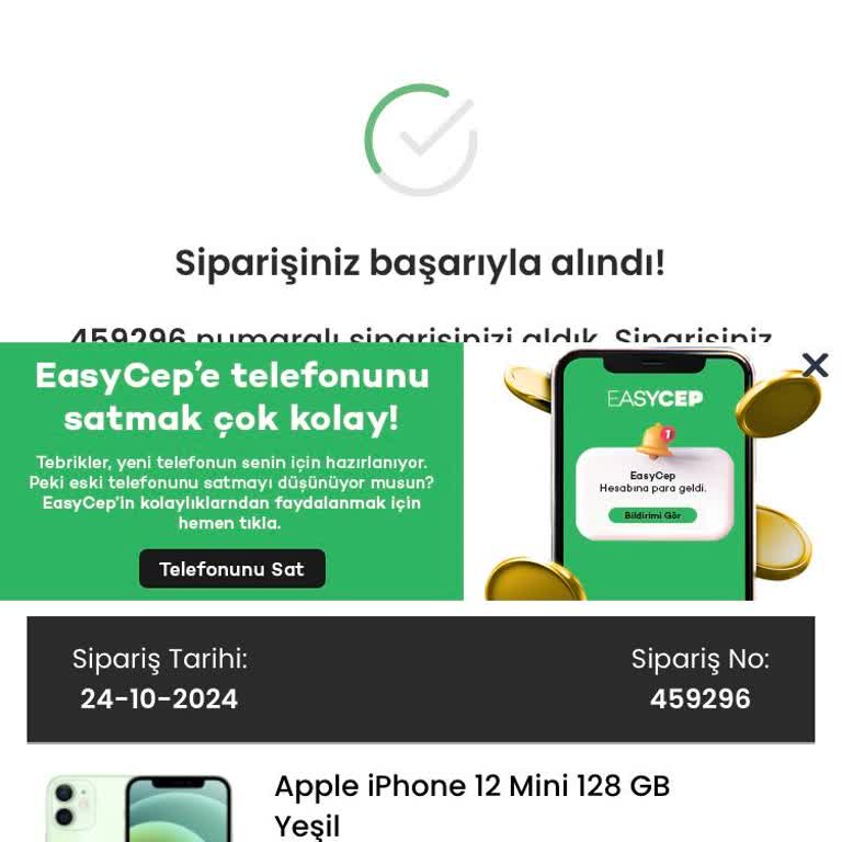 EasyCep Kargo Süreci Ve Müşteri Hizmetlerinde Hayal Kırıklığı