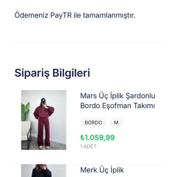 Öyküwear'dan Sipariş Edilen Eşofman Takımları Teslim Edilmedi Ve Müşteri Hizmetleri Cevap Vermiyor