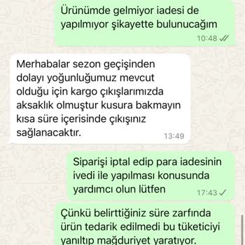 Öyküwear'dan Sipariş Edilen Eşofman Takımları Teslim Edilmedi Ve Müşteri Hizmetleri Cevap Vermiyor