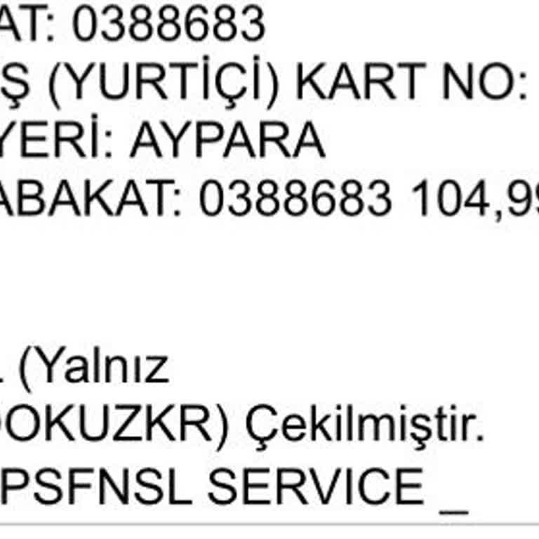 Hesabımdan İzinsiz Para Çekimi Sorunu