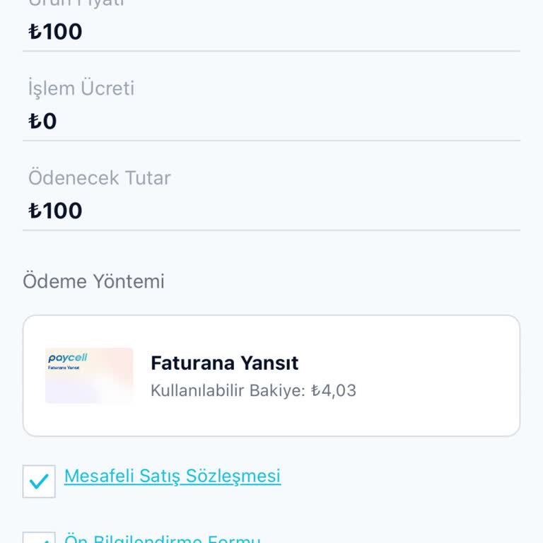 Paycell Uygulaması Puan Sorunu