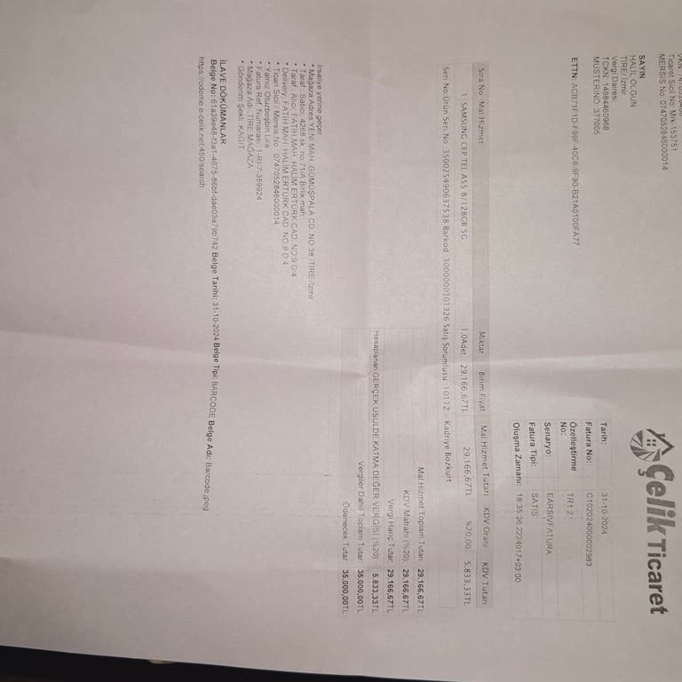 Samsung A55'te Dokunmatik Sorunu