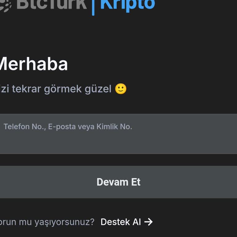 BTCTURK Giriş Sorunu Ve Destek Ekibinin Yetersizliği