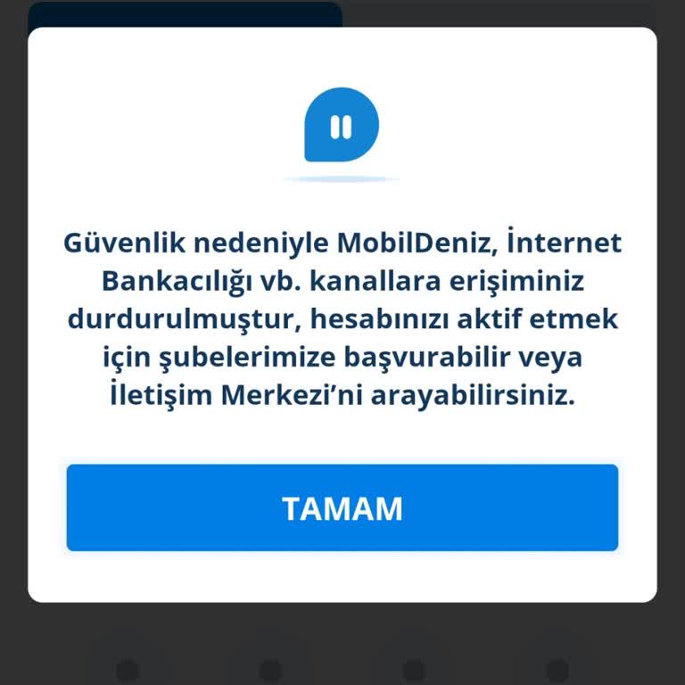 Denizbank'ta Hesaba Bloke Şoku