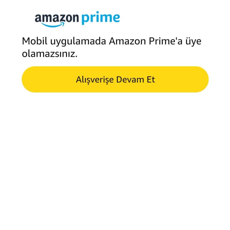 Amazon Prime Üyelik İptali Sorunu
