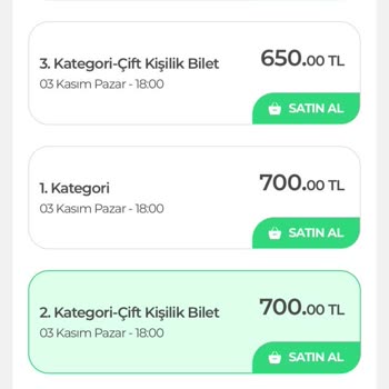 Son Dakika Bilet Fiyatı Şoku