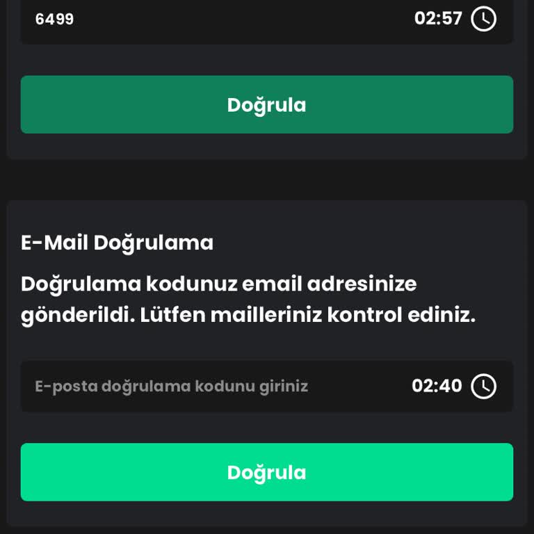Doğrulama Kodu Sorunu Ve Müşteri Hizmetleri Bekleyişi