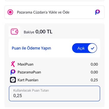 Pazarama Puanlarıyla Alışveriş Yapamama Ve Destek Saatleri Çelişkisi