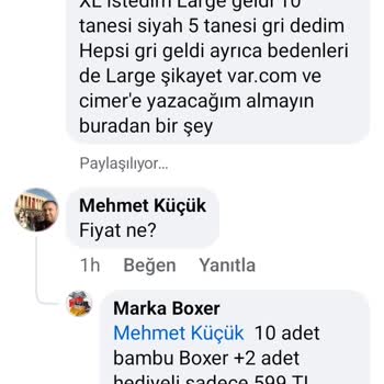Yanlış Ürün Ve Engelleme: Marka Boxer'ın Müşteri Hizmetleri Sorunu