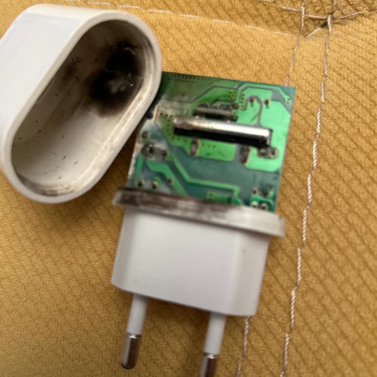 Apple Adaptörüyle Yaşanan Tehlikeli Patlama